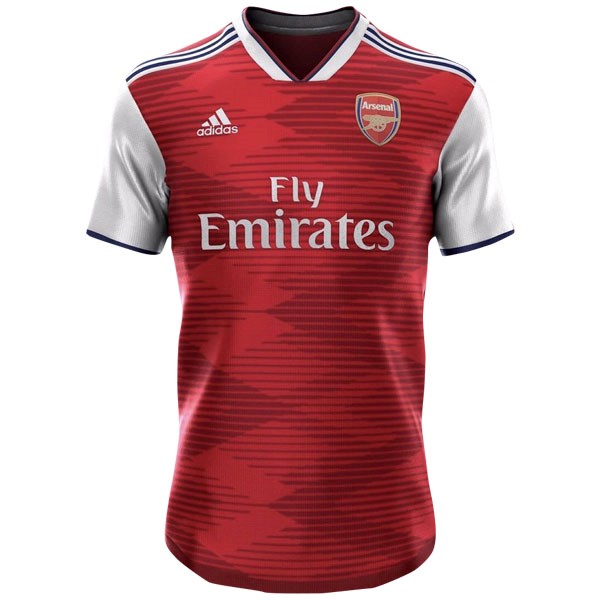 Tailandia Camiseta Arsenal 1ª 2019/20 Blanco Rojo